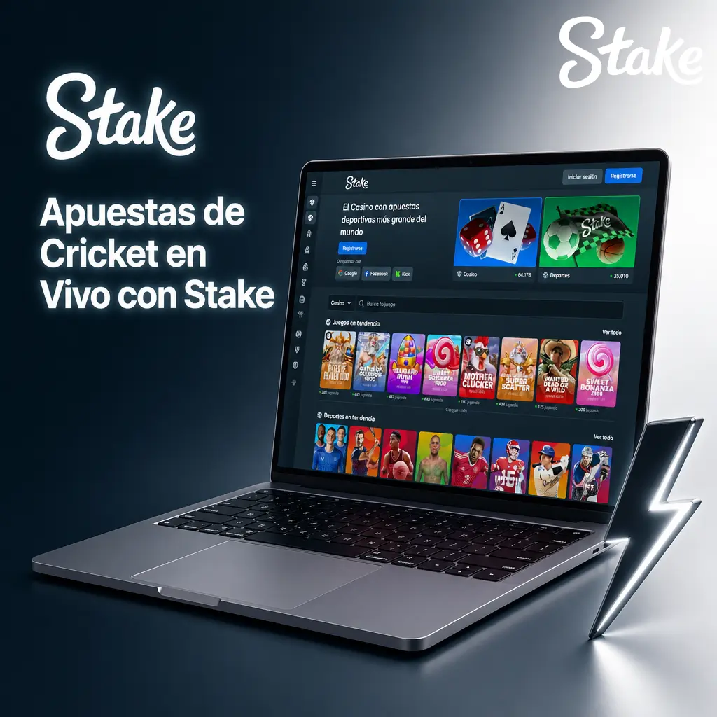 Apuestas en vivo de cricket en Stake con cuotas actualizadas, estadísticas en tiempo real y opción de cash out