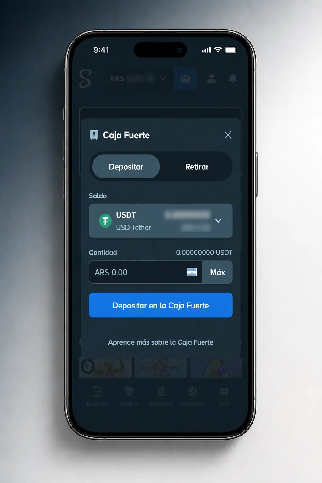 Apuestas de MMA en vivo en la app instalable de Stake, con cuotas actualizadas y cupón simplificado desde el celular.