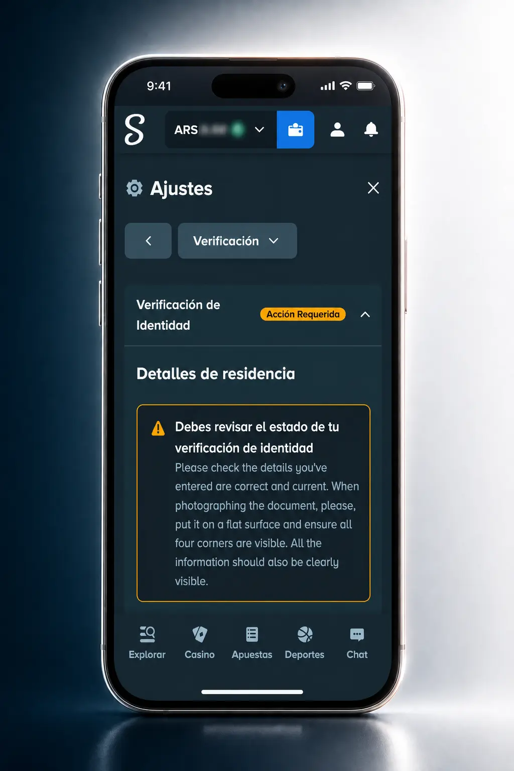 Guía paso a paso para registrarte, depositar y apostar al fútbol americano en Stake desde Argentina.