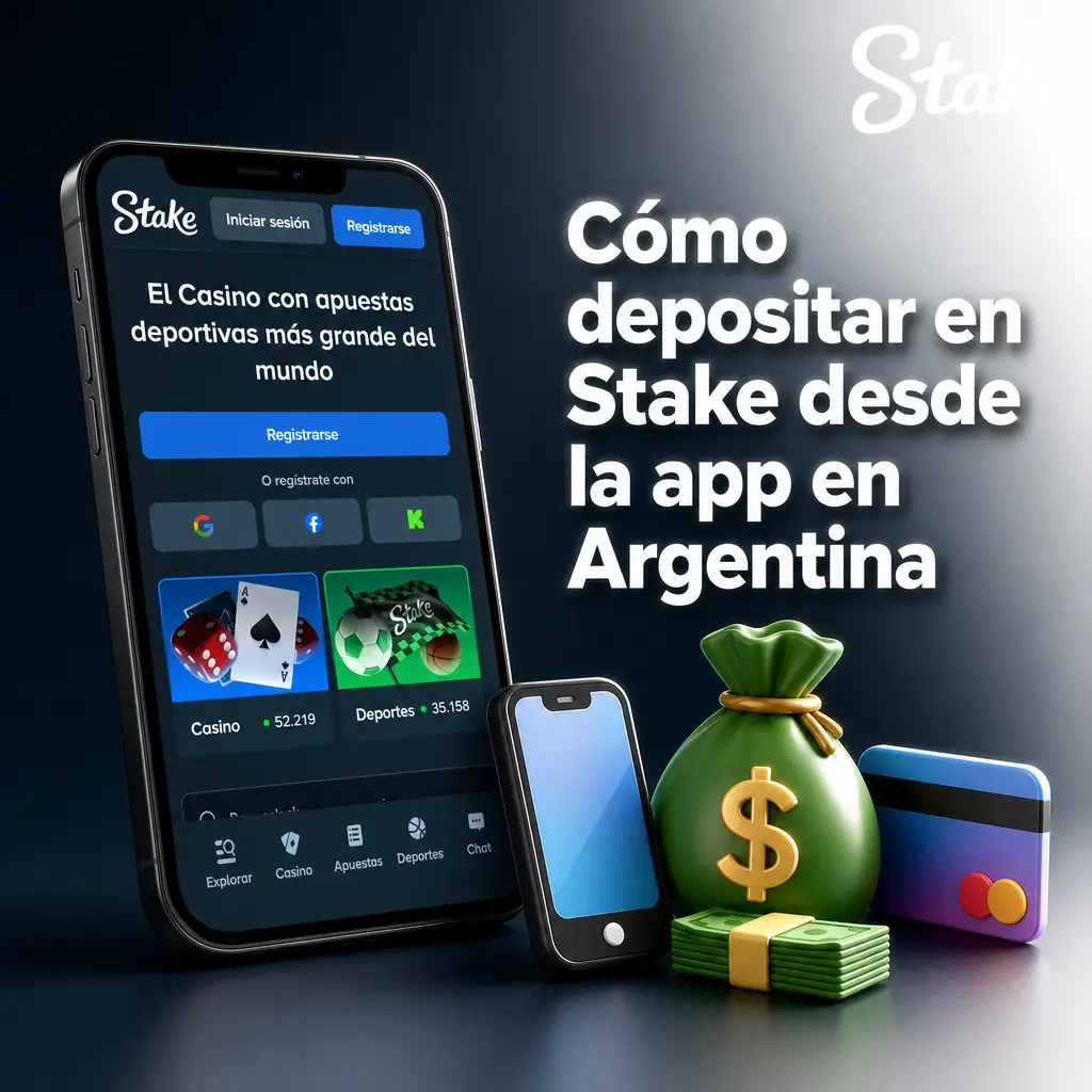 Cómo depositar en Stake desde la app en Argentina usando el celular y métodos como AstroPay o Mercado Pago