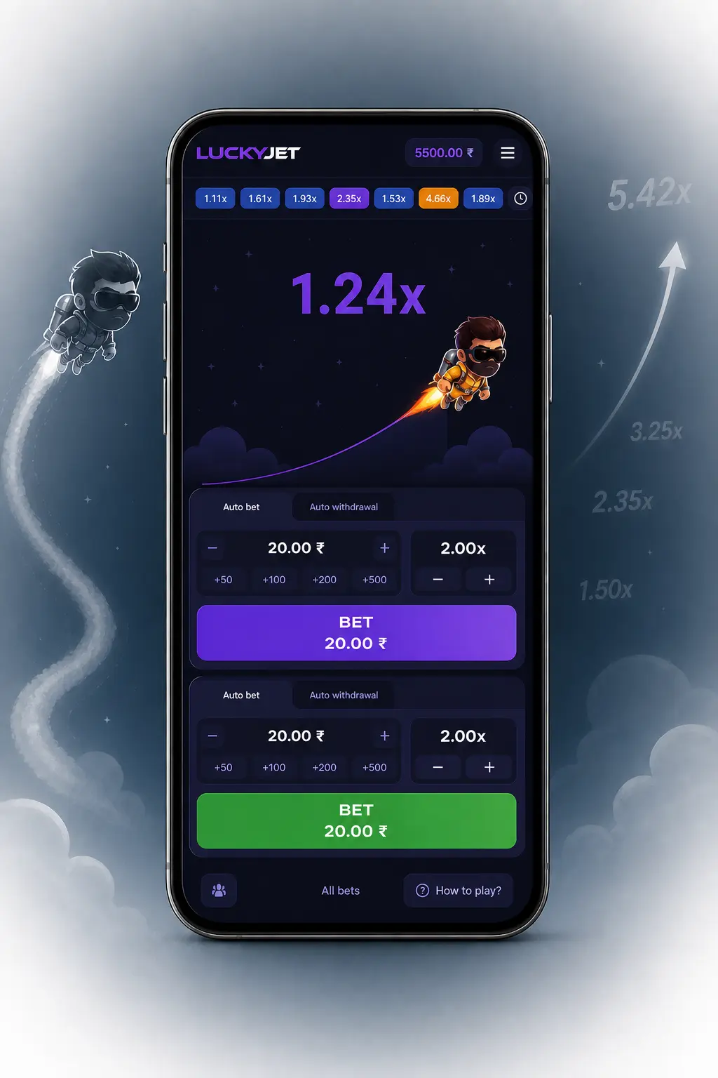 Guía paso a paso para jugar a Lucky Jet en Stake: elegir apuesta, seguir el vuelo y confirmar el cash out.