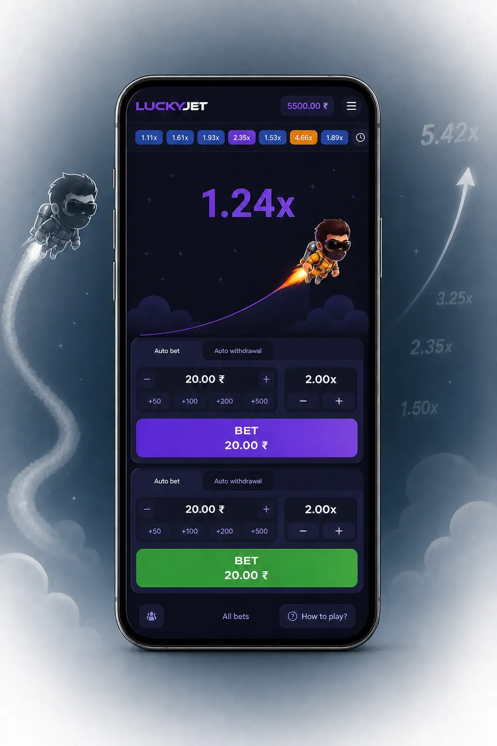 Guía paso a paso para jugar a Lucky Jet en Stake: elegí tu apuesta, seguí el vuelo y retirá a tiempo.