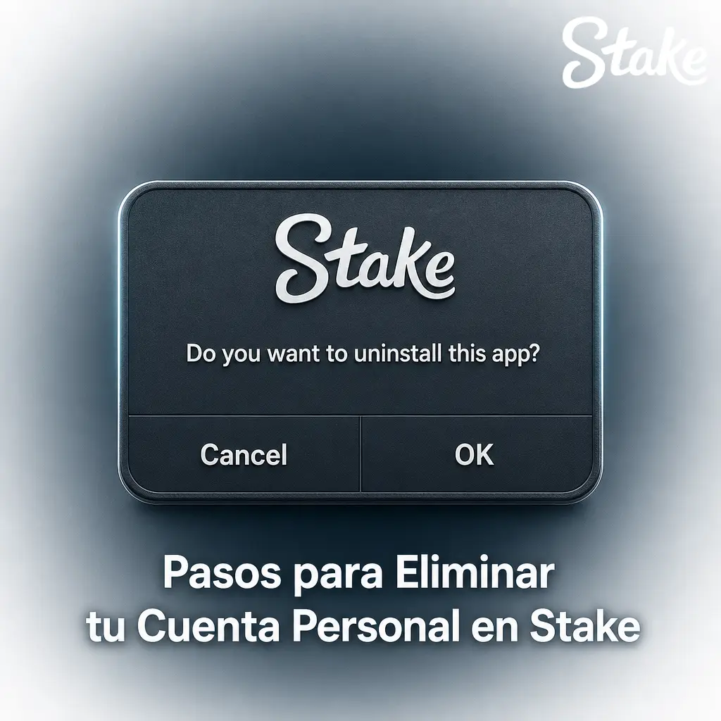 Pasos para eliminar o cerrar tu cuenta personal en Stake desde la configuración del perfil