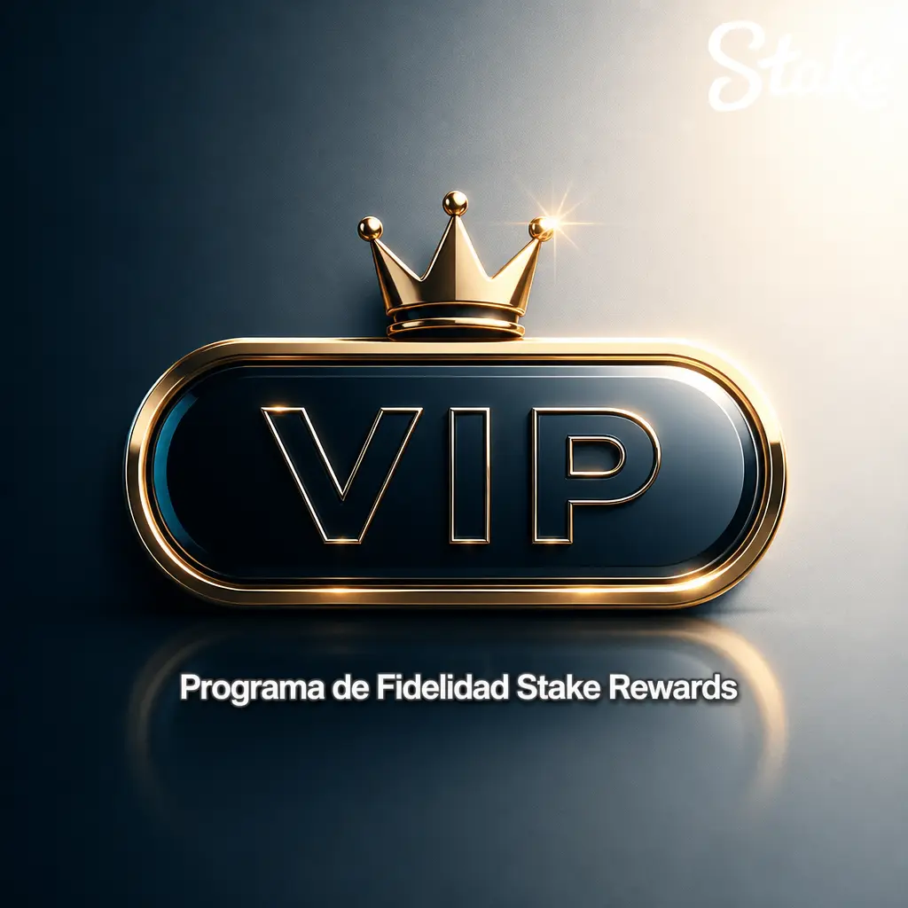 Programa de fidelidad Stake Rewards: sumá puntos por apostar y subí niveles VIP para obtener rakeback y bonos.