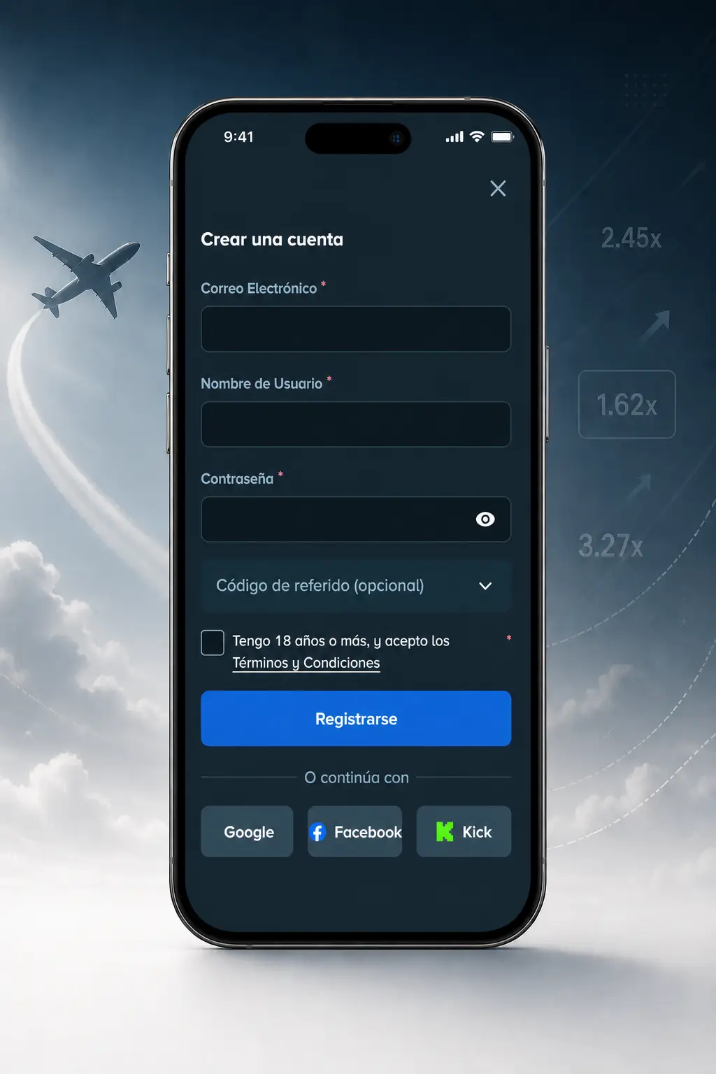 Pasos para registrarte en Stake y jugar Aviamasters con dinero real: creá tu cuenta, cargá datos y elegí un método de pago.