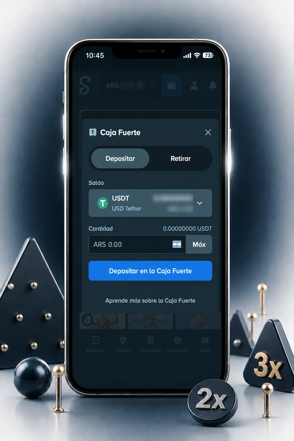 Pasos para registrarte en Stake y jugar Plinko: creá tu cuenta, cargá saldo y accedé al juego fácilmente.