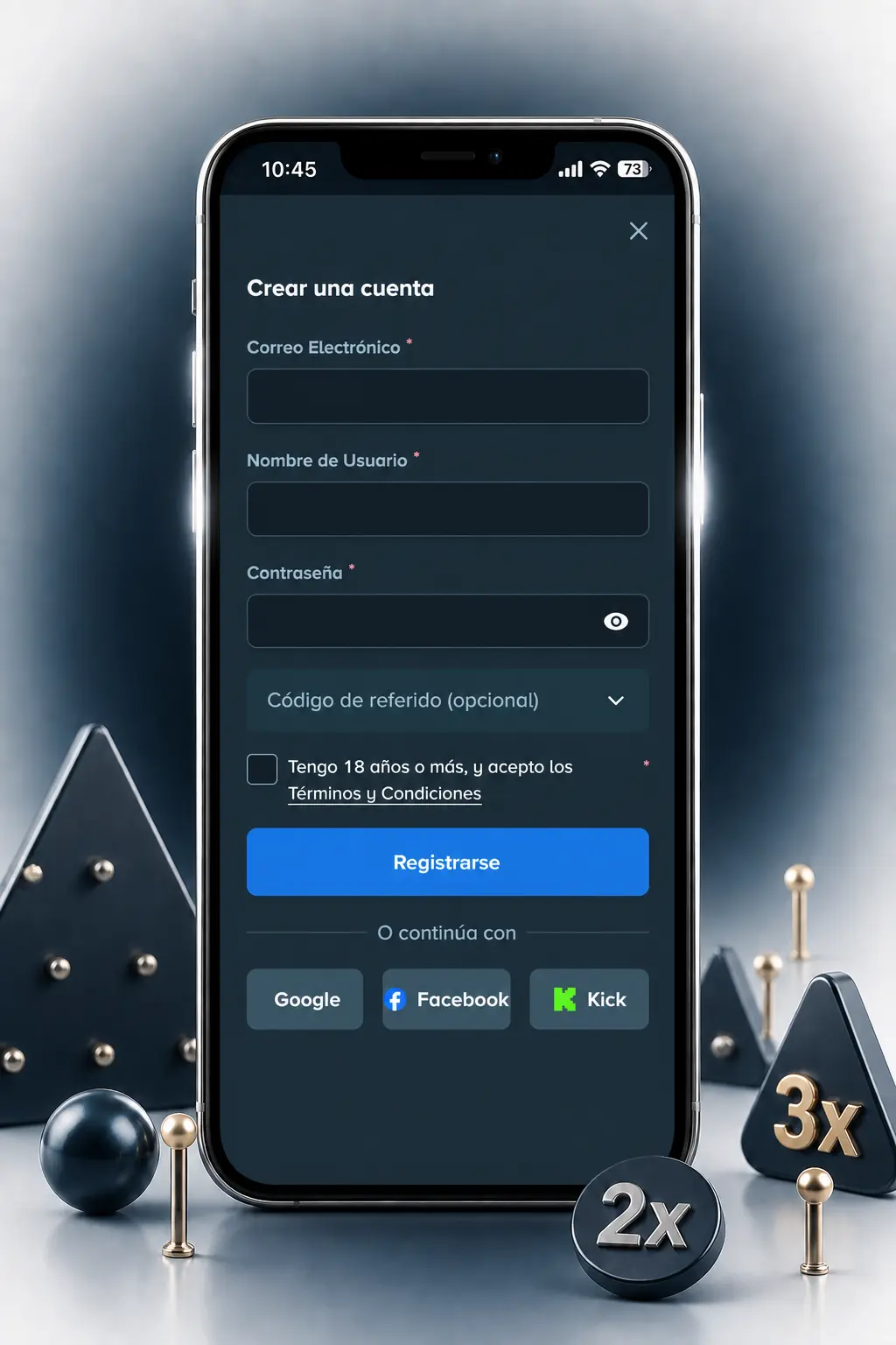 Pasos para registrarte en Stake y jugar Plinko: creá tu cuenta, verificá tus datos y cargá saldo para empezar.