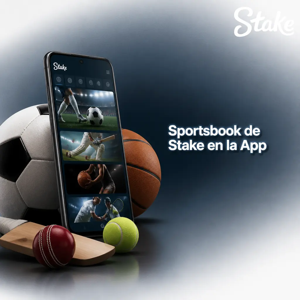 Sportsbook de Stake en la app: apuestas en fútbol, tenis, básquet, F1, UFC, eSports y vóley en vivo y pre-partido.