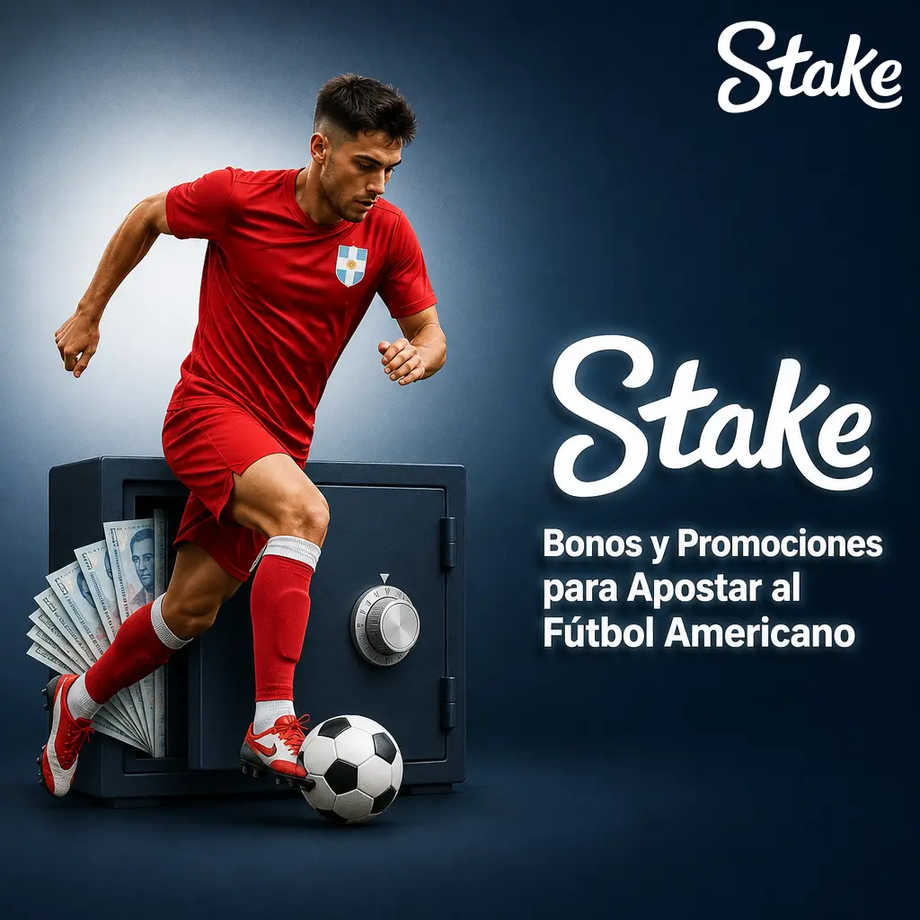 Bonos y promociones de Stake para apostar al fútbol americano: recompensas VIP, cuotas mejoradas y carreras con premios en la NFL 2026