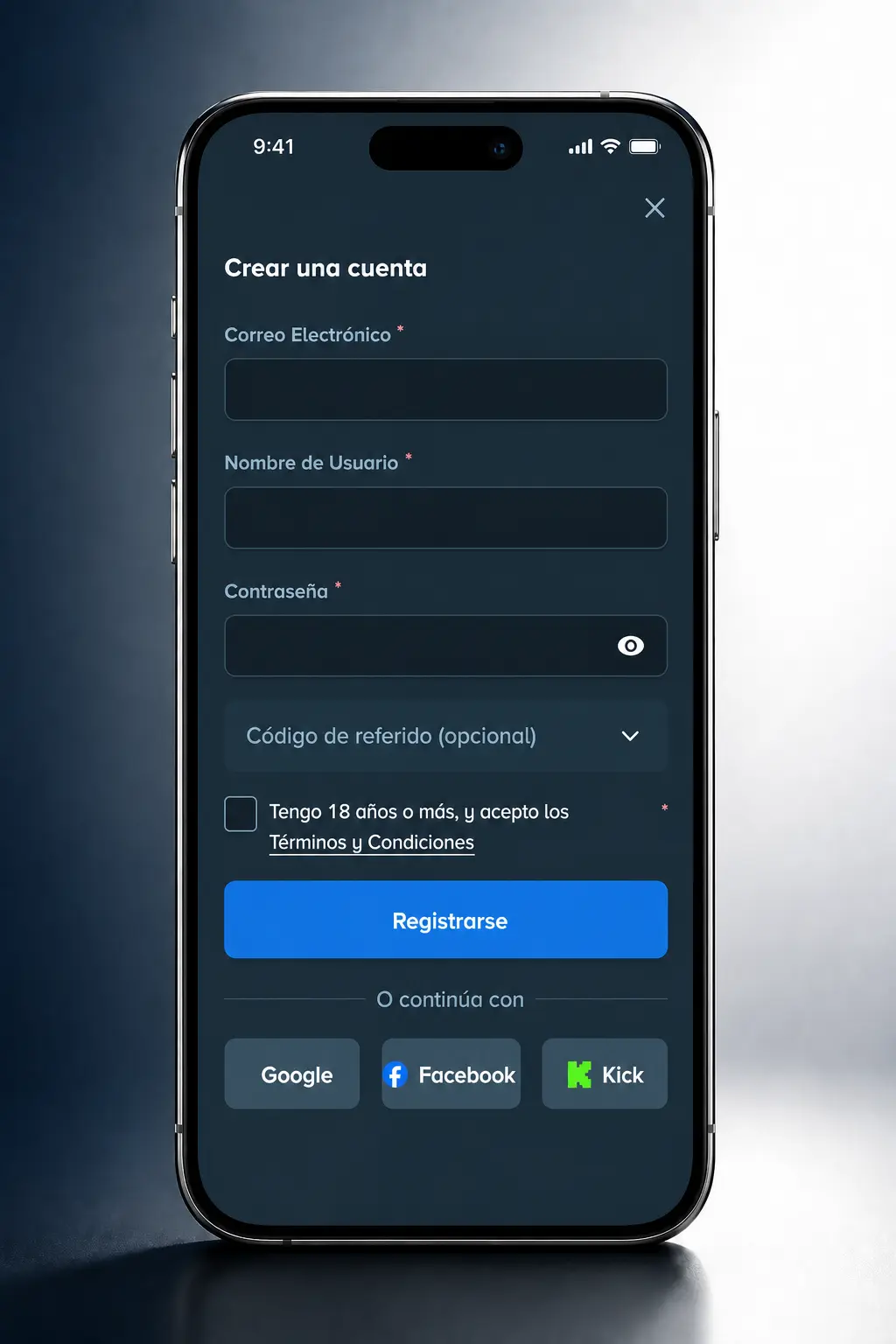Guía paso a paso para registrarte, verificar tu cuenta, depositar dinero y apostar en cricket en Stake.