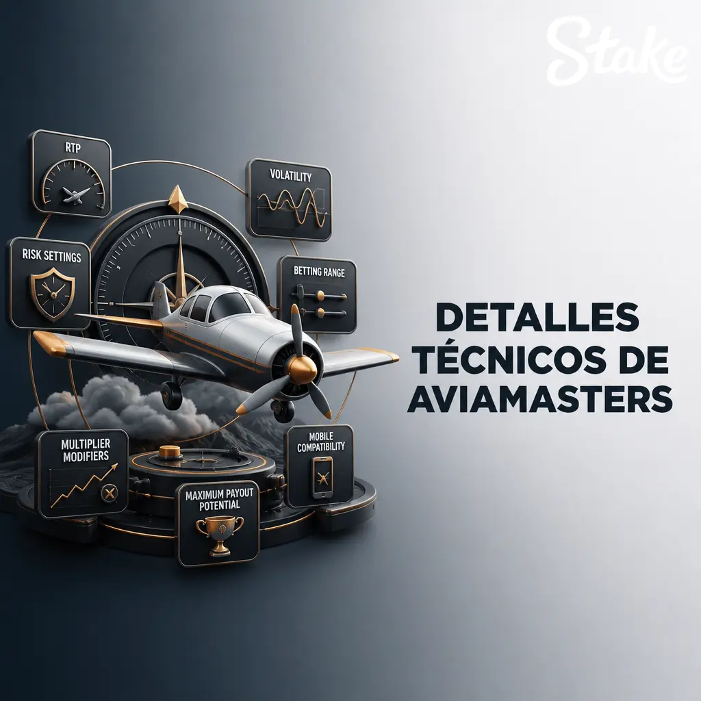 Tabla con detalles técnicos de Aviamasters: RTP, volatilidad, niveles de riesgo y modo demo disponible