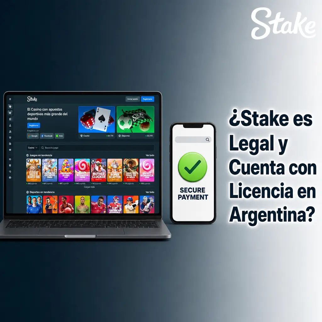Licencia de Curazao de Stake que respalda su legalidad para operar en Argentina con apuestas deportivas y casino online
