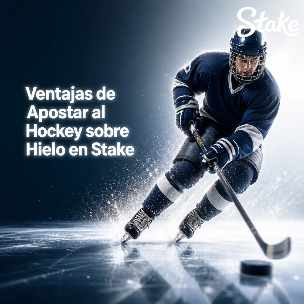 Ventajas de apostar al hockey sobre hielo en Stake: cuotas competitivas, apuestas en vivo, cash out y pagos en ARS y criptomonedas.