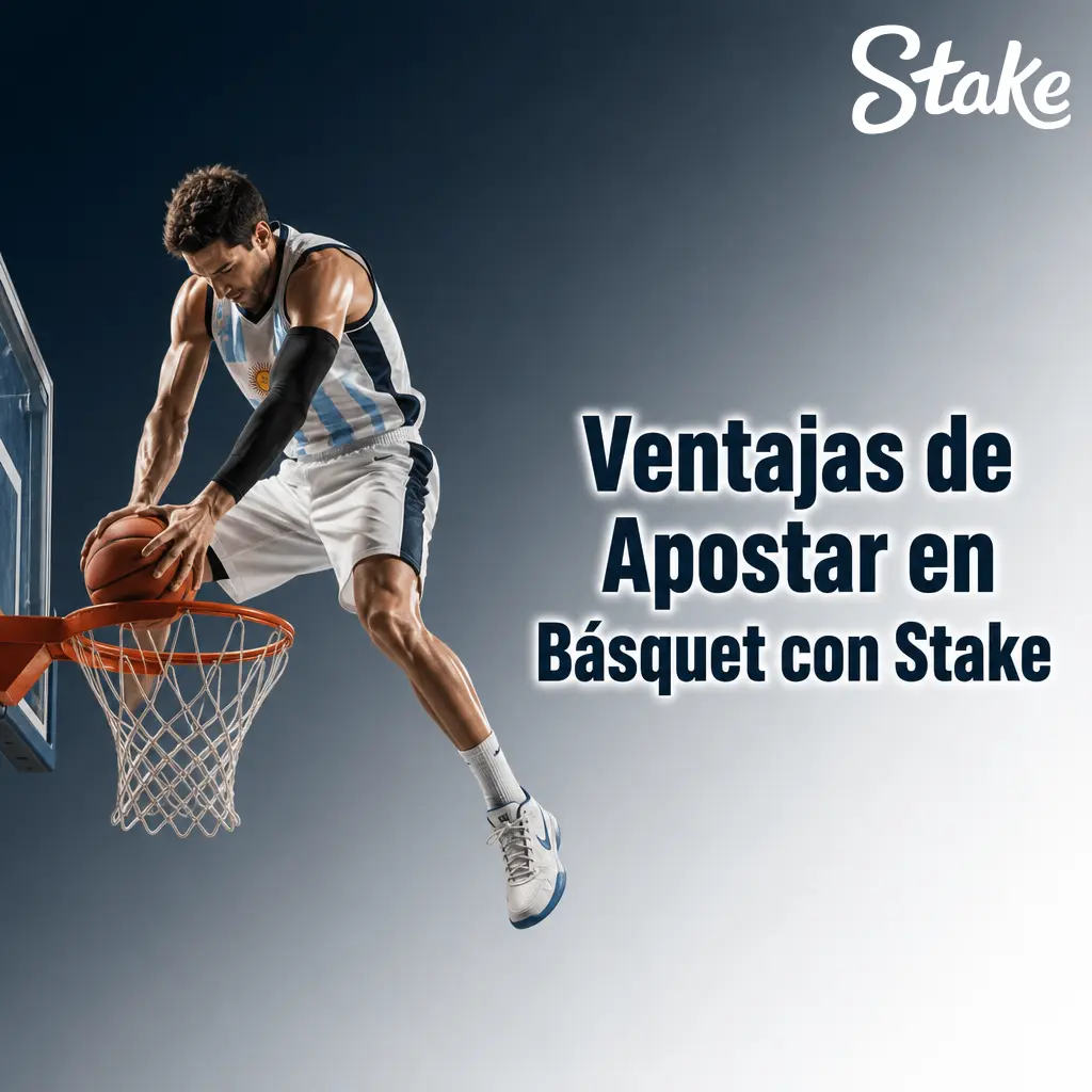 Ventajas de apostar en básquet con Stake: cuotas en vivo, cash out, criptomonedas y cobertura de NBA, EuroLeague y más.