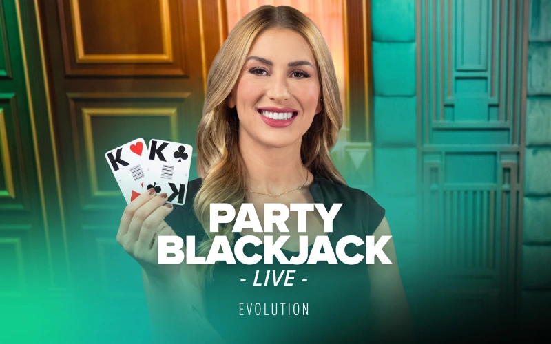Disfruta jugando a Blackjack Party en la sección de casino en vivo de Stake.