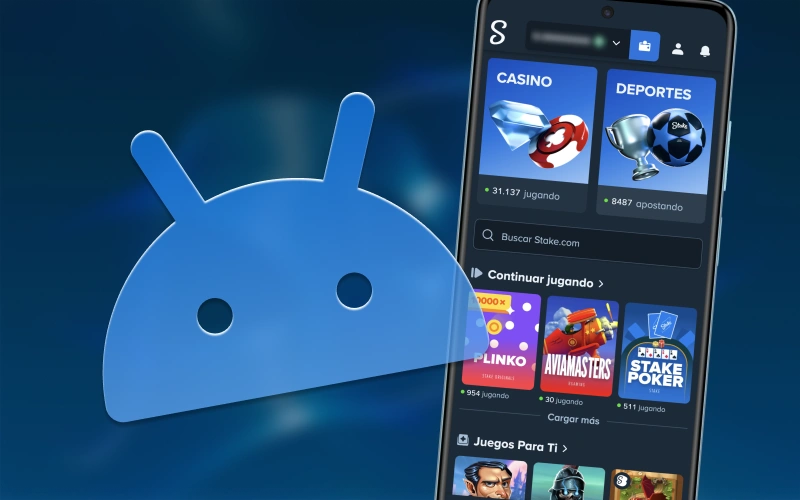 Descarga la aplicación de Stake para Android en solo unos pasos.