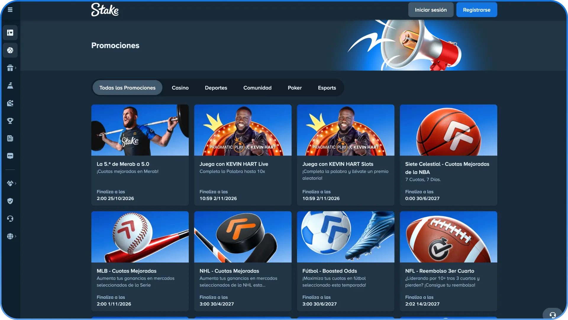 Aprovecha los bonos de casino y deportes de Stake.